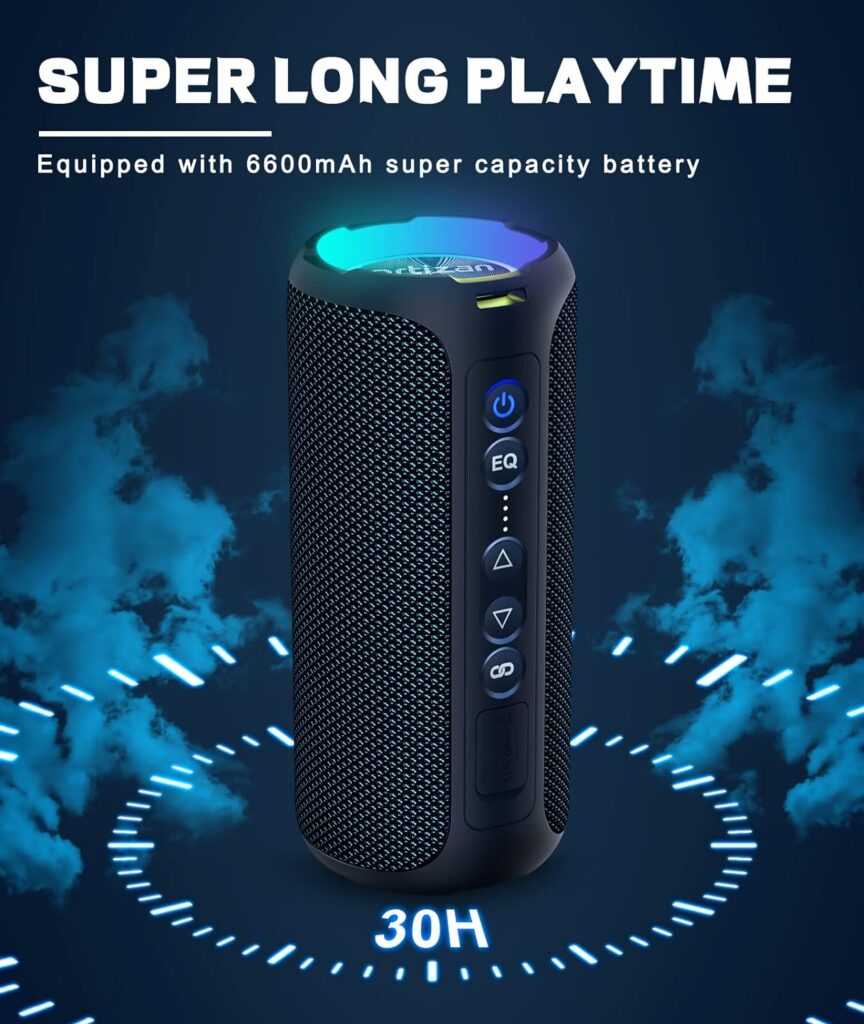 Ortizan X8 Pro coluna bluetooth portátil com até 30 horas de bateria