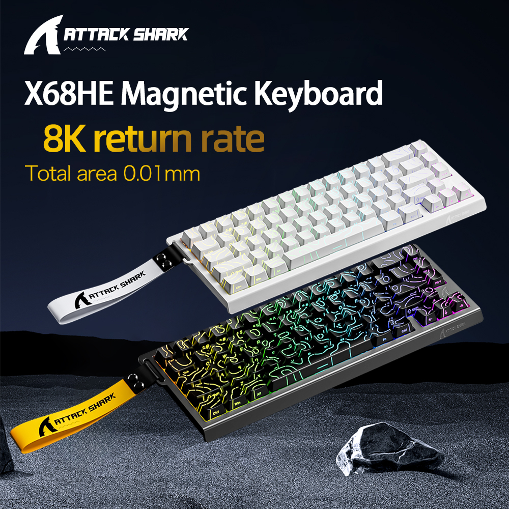 Review ATTACK SHARK X68HE PRO: vale a pena este teclado gaming magnético?
