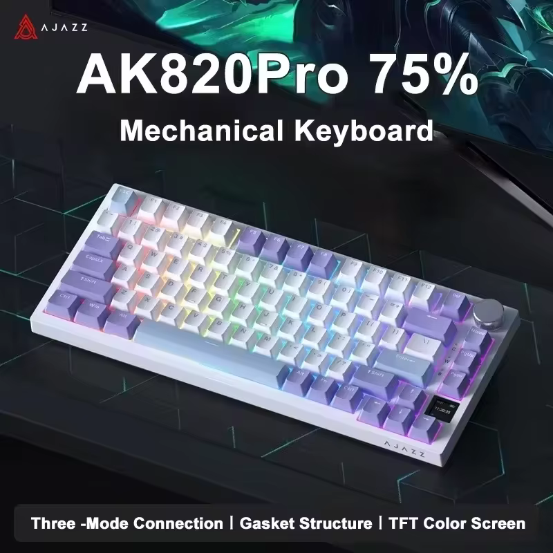 Review Ajazz AK820 Pro: vale a pena este teclado gaming compacto?