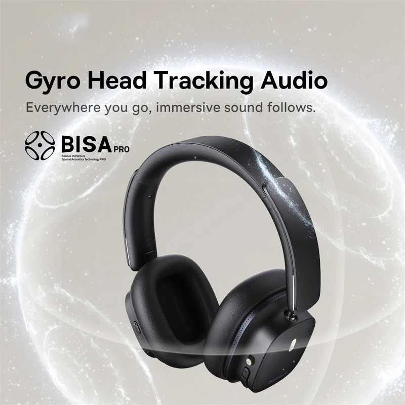 Baseus Bowie 30 Max com BISA Pro Spatial Audio e head tracking