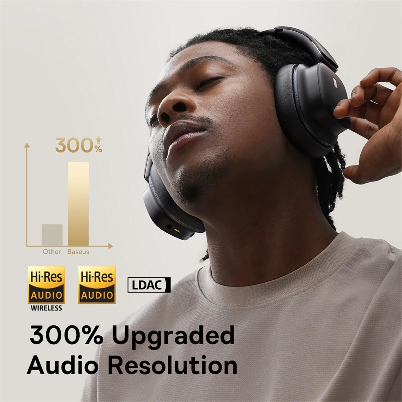 Baseus Bowie 30 Max com Hi-Res Audio e suporte para codec LDAC