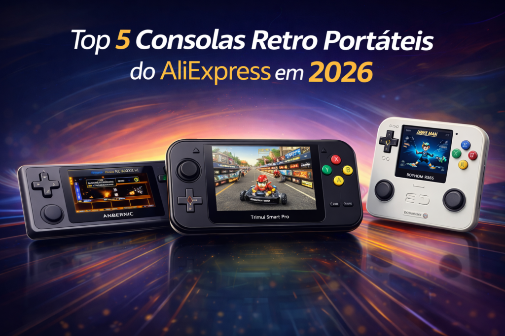 Top 5 Consolas Retro Portáteis do AliExpress em 2026