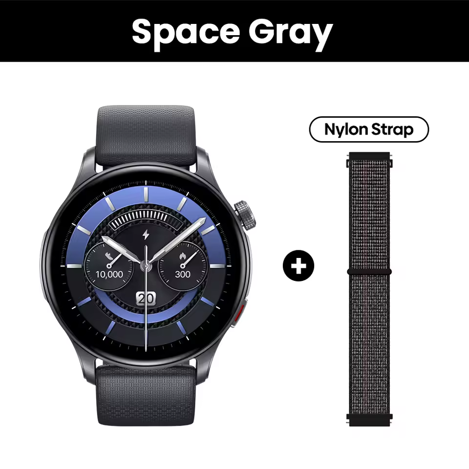 Zeblaze Btalk 3 smartwatch cor Space Gray com bracelete milanesa