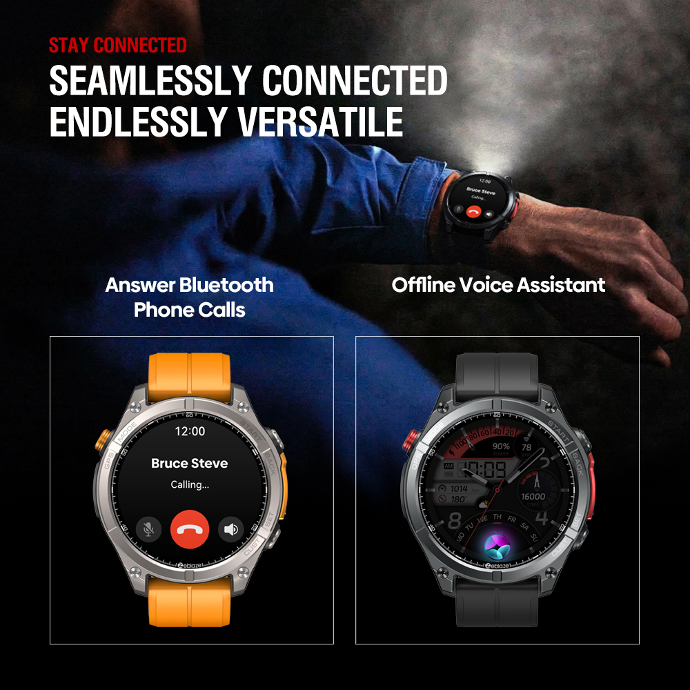 Zeblaze Stratos 4 com chamadas Bluetooth e conectividade inteligente